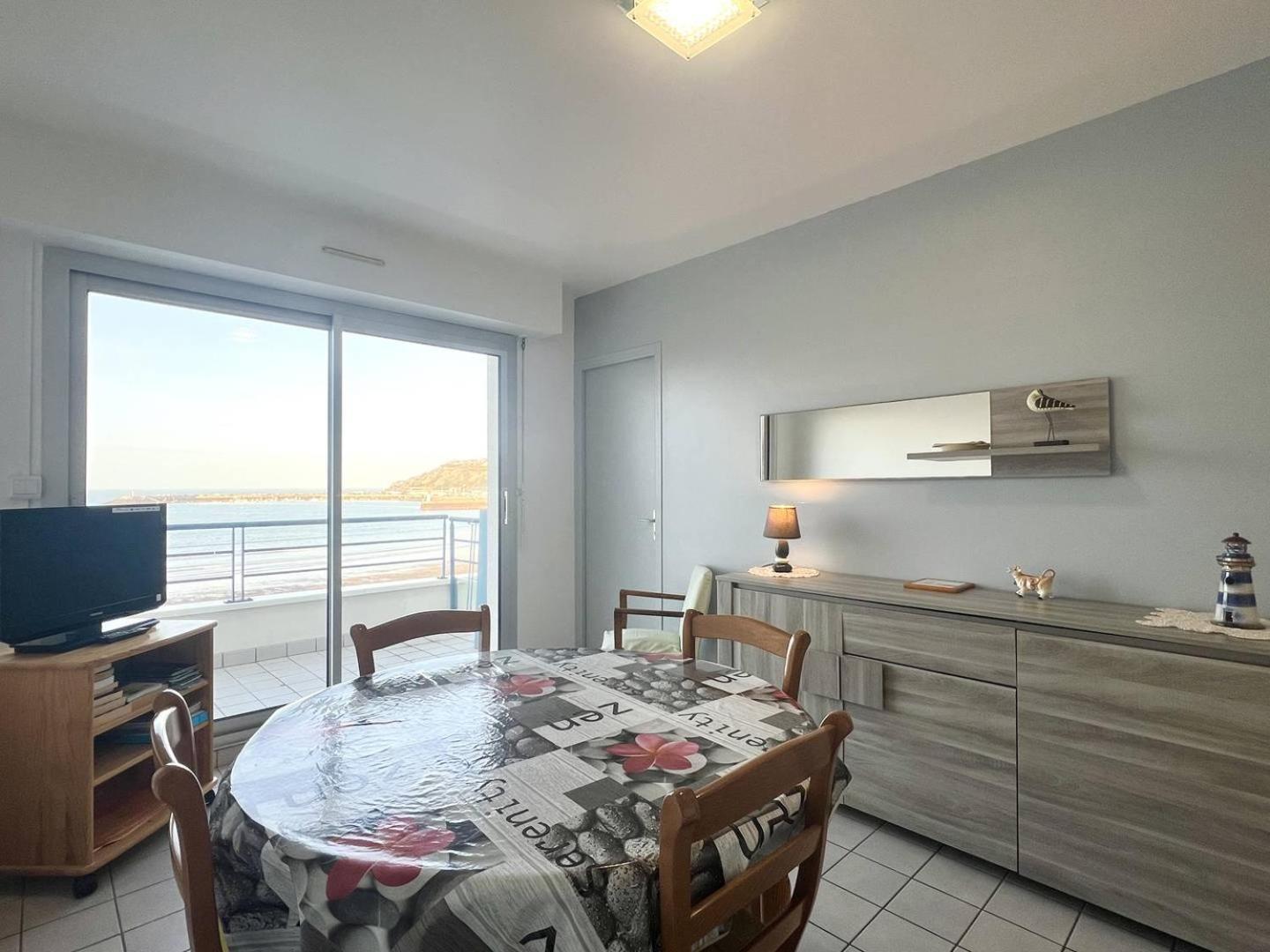 514 - Appartement 1 Chambre Vue Mer En Bordure De La Plage Du Centre D'Erquy Kültér fotó